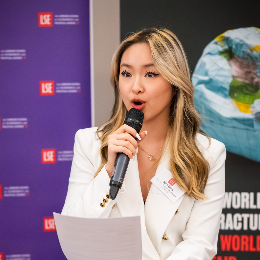 Jenn Zeng, BSc in Psychological and Behavioural Science, Francesca Swirski Scholar