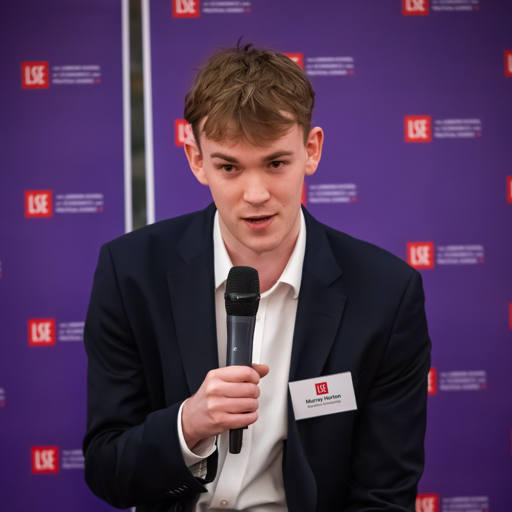 Murray Horton, BSc in Mathematics and Economics, Marathon Scholar