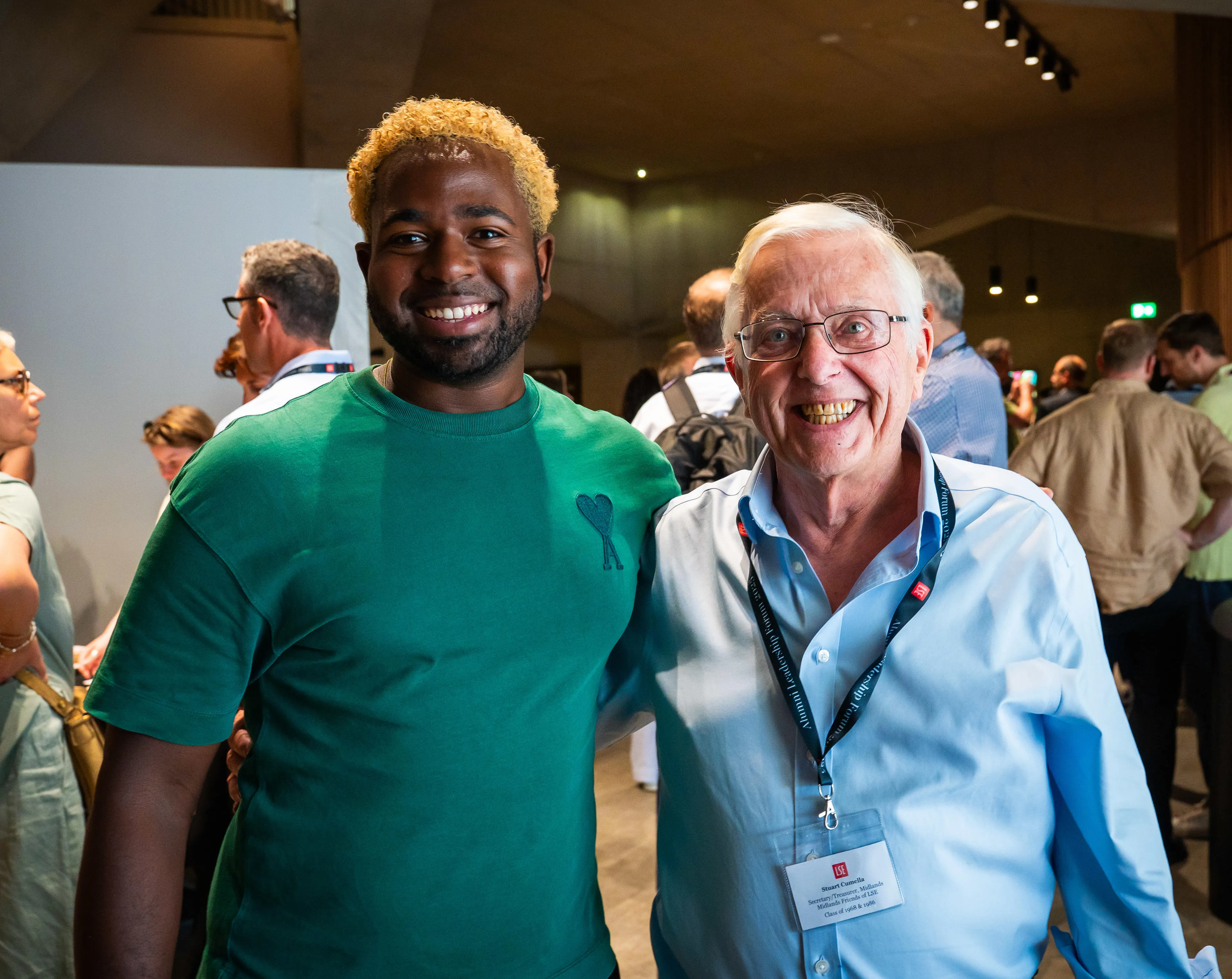 Alumni Emmanuel Valery and Stuart Camella at the 2025 Global Alumni Forum